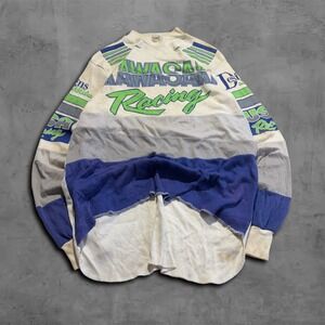 Vintage Relaxed Kawasaki Racing Streetwear Motocross Jersey Longsleeve Shirt